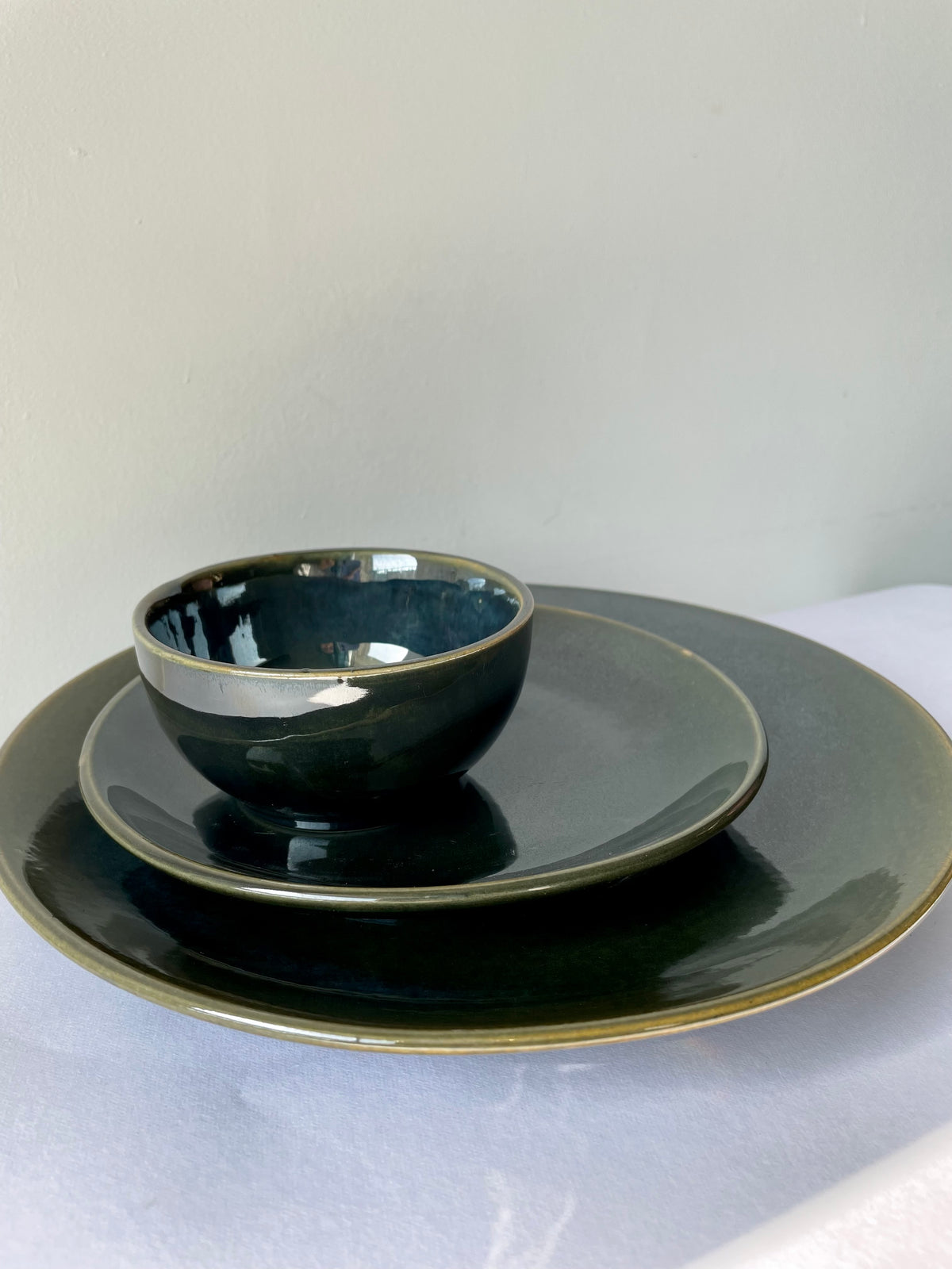 Olive Green Dinner Set (20-pieces)