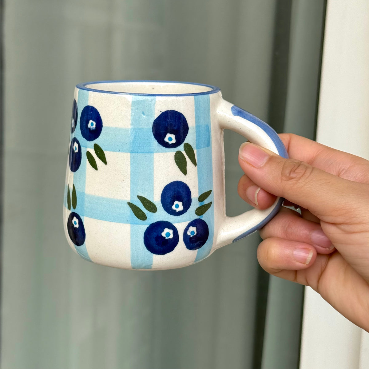 Blueberry picnic mug