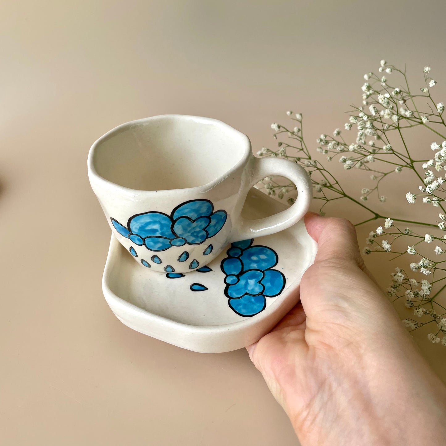 Rainy cloud cup saucer (BUY 1 GET 1 Free)