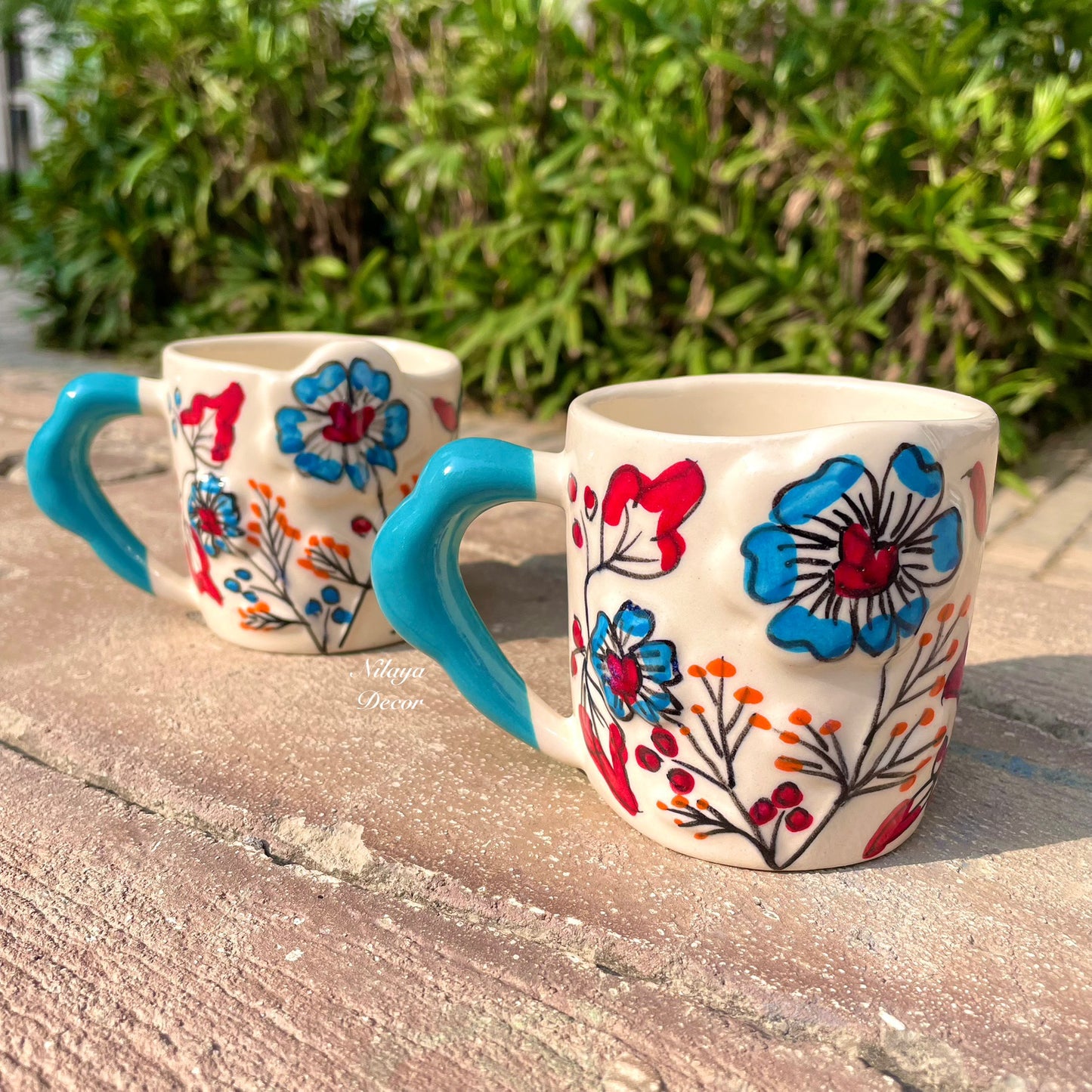Floral pop mug - Garden