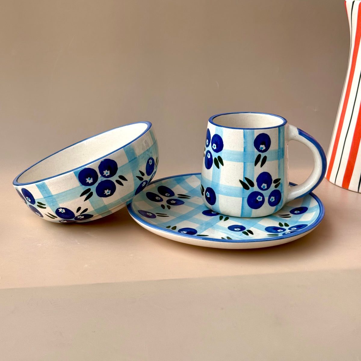 Blueberry Picnic Party Breakfast set