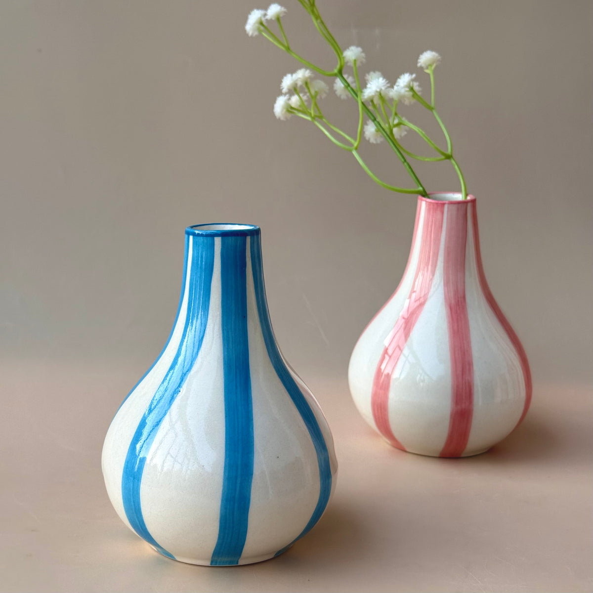 Stripes Flower Vase Gift Box