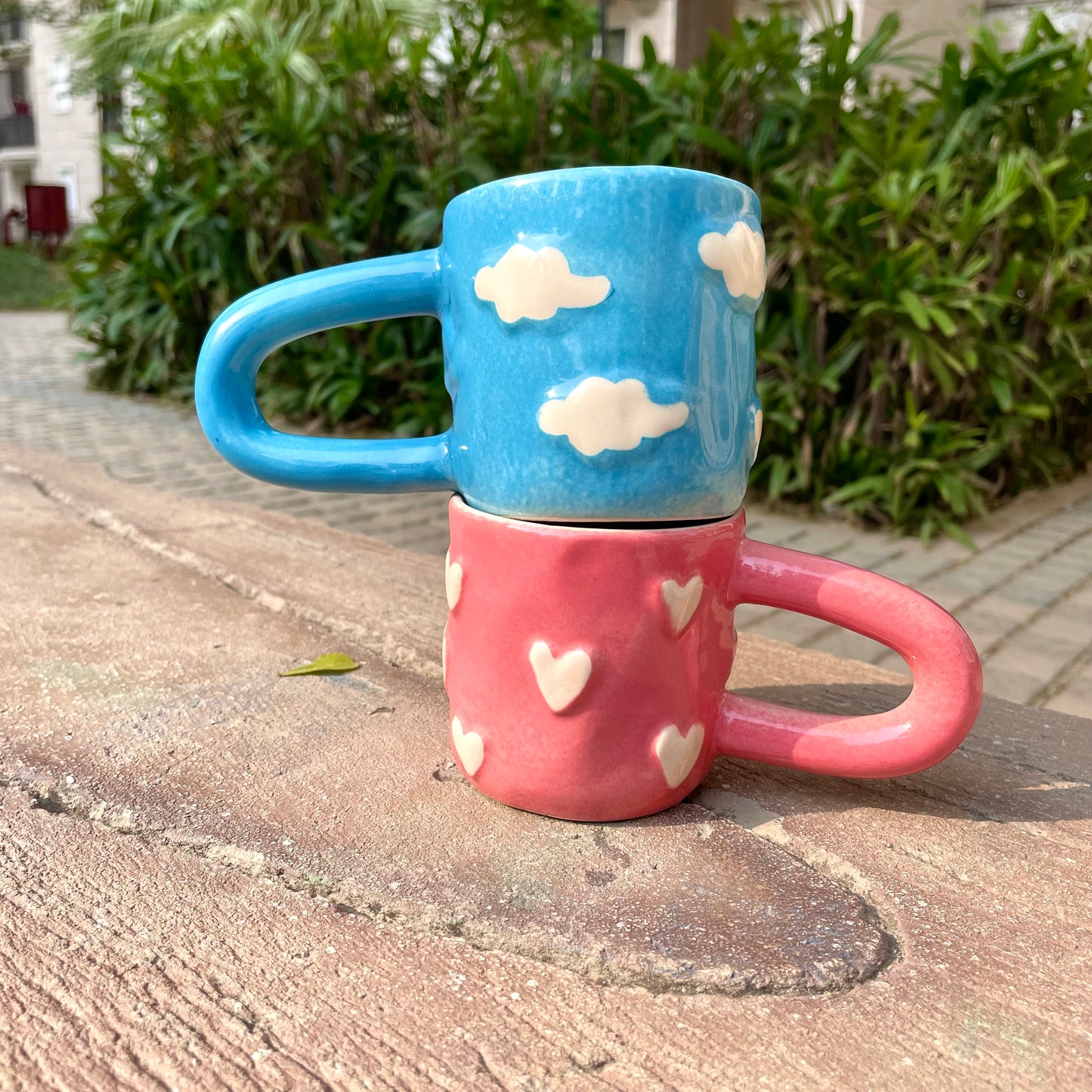 Cloud catcher and Heart pop mug combo (Set of 2) - FLAT 53% OFF