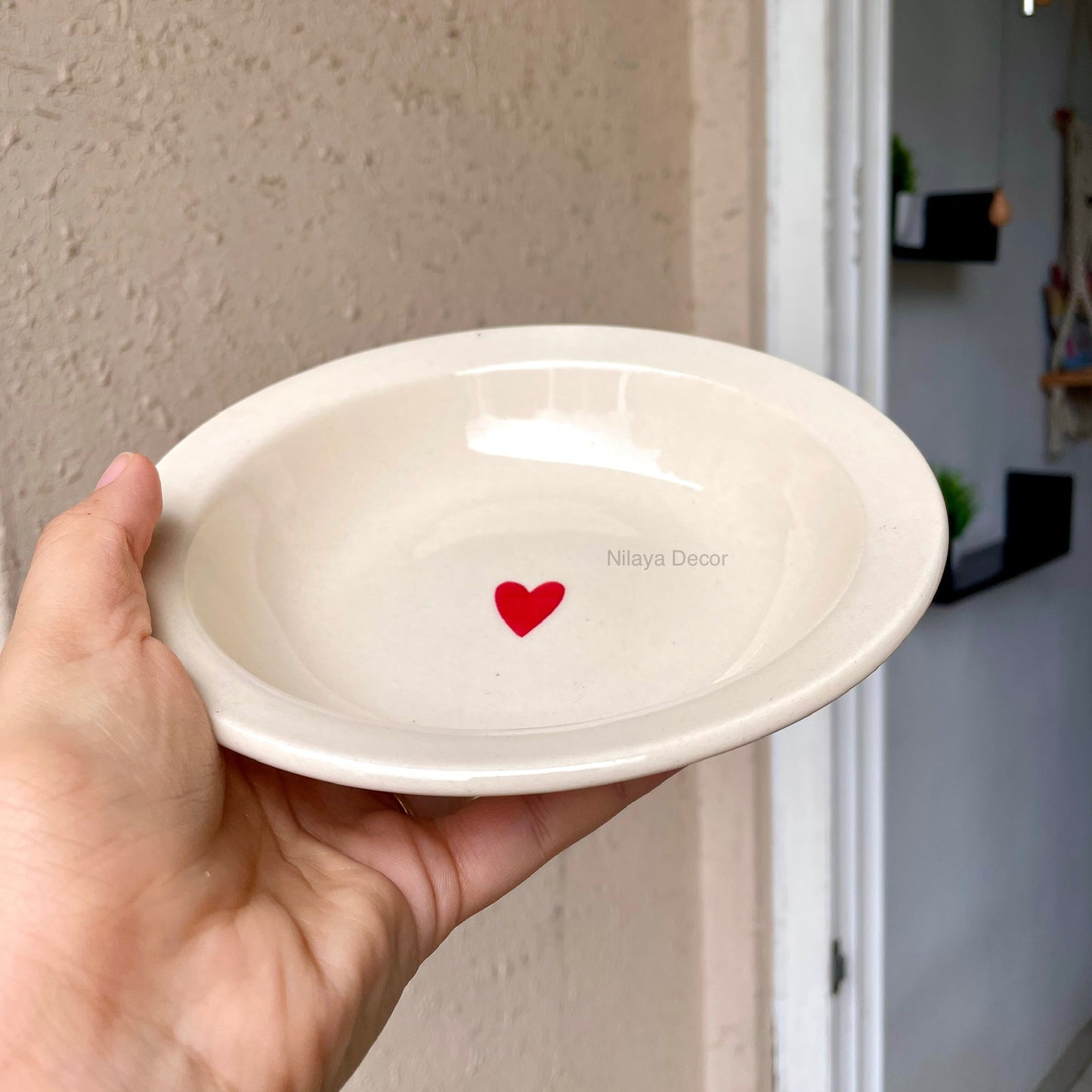 Sweetheart mini pasta plate