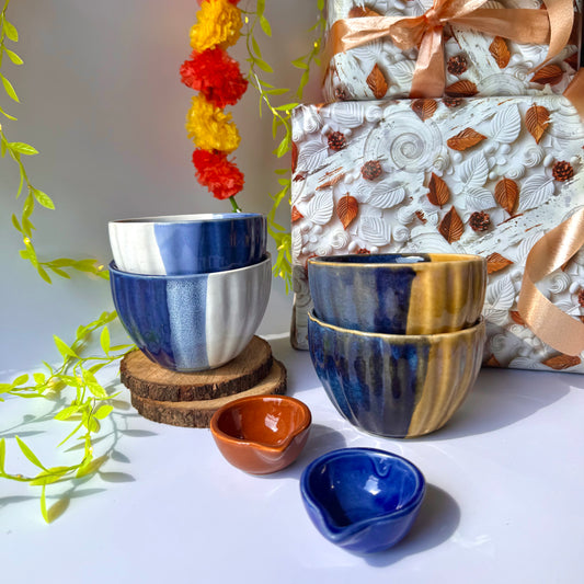 Festive glow snack bowl gift hamper