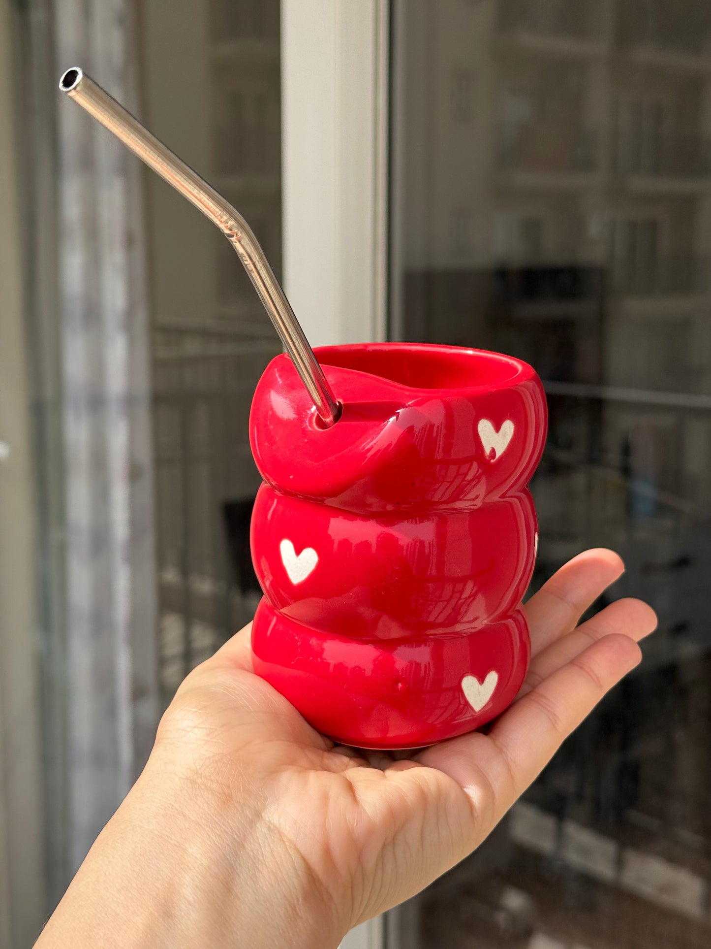 Sweetheart Sipster (sipper cum tumbler) with straw