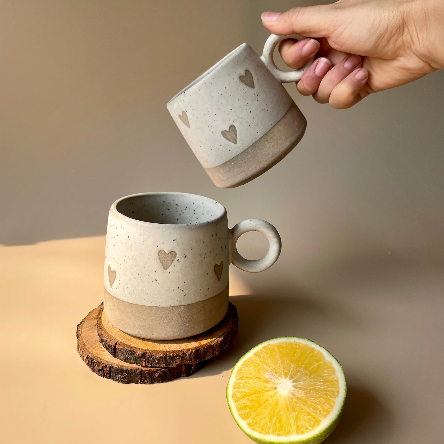 Magical hearts coffee mug