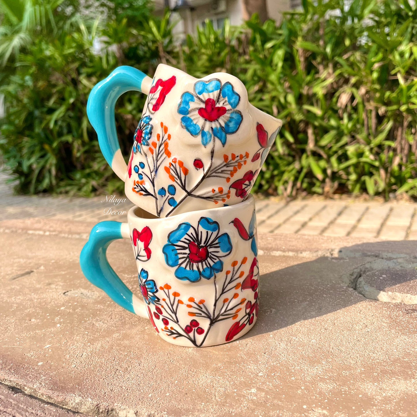 Floral pop mug - Garden