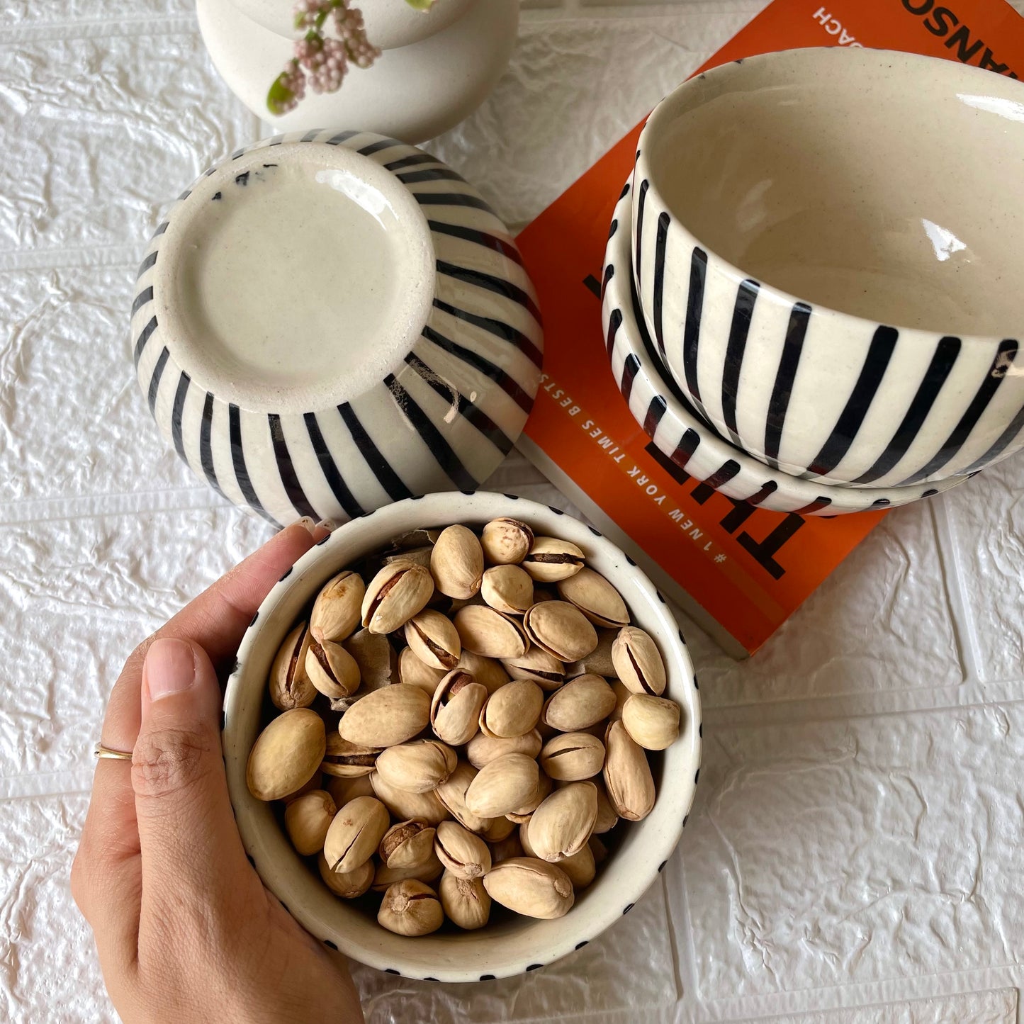 Stripes ceramic bowl (BUY 1 GET 1 Free)