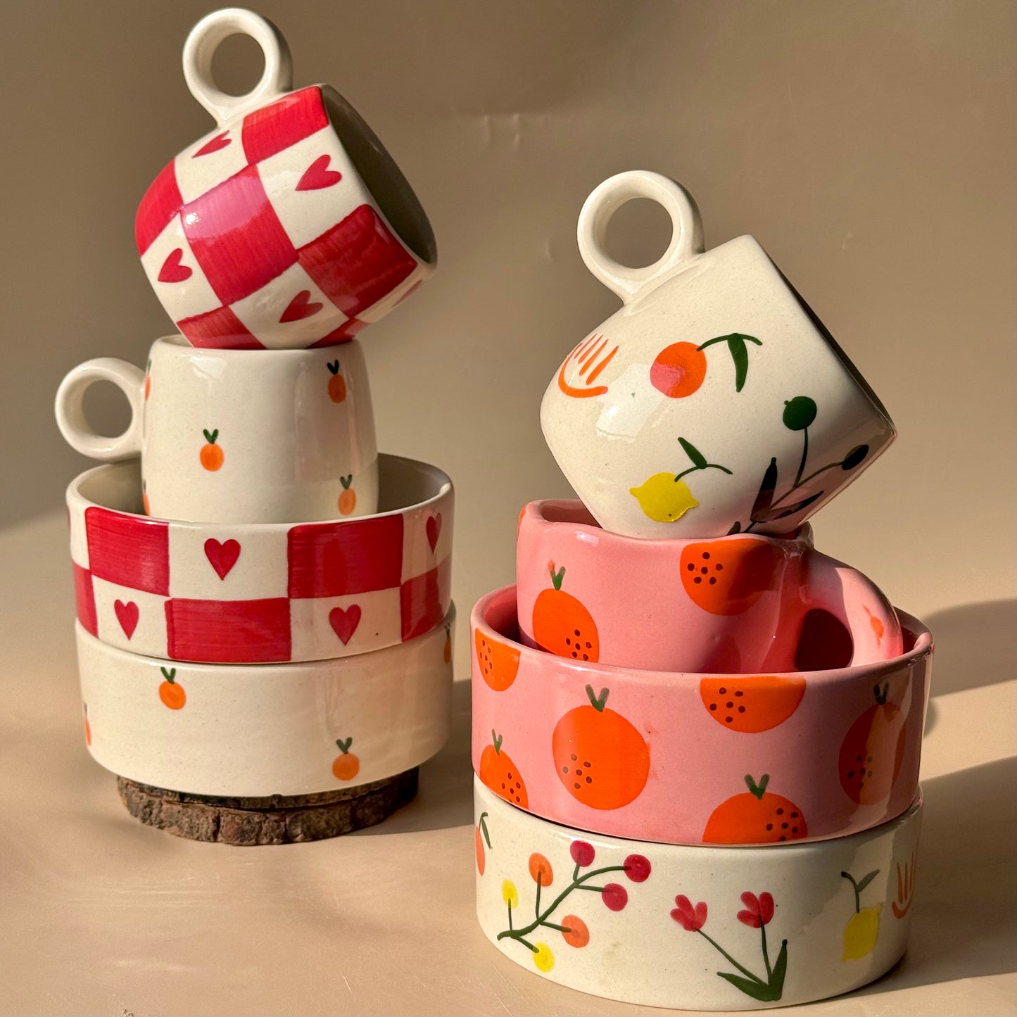 Happy breakfast club - set of 8