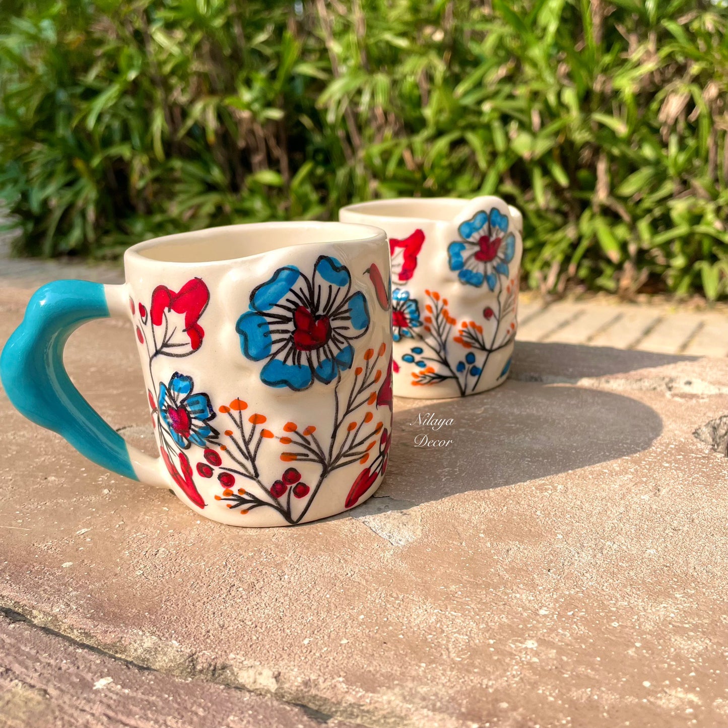 Floral pop mug - Garden