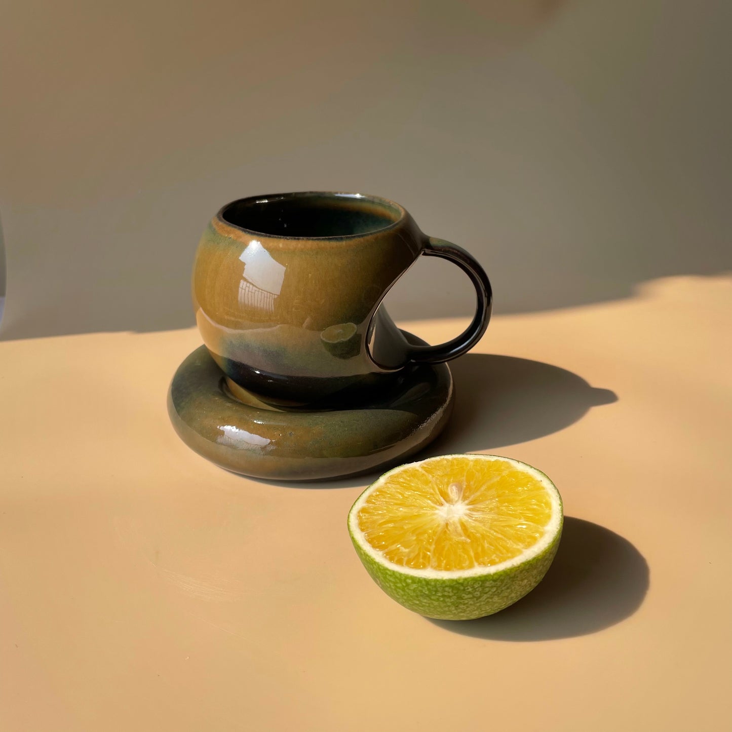 Olivia coffee mug saucer set- FLAT 50% OFF
