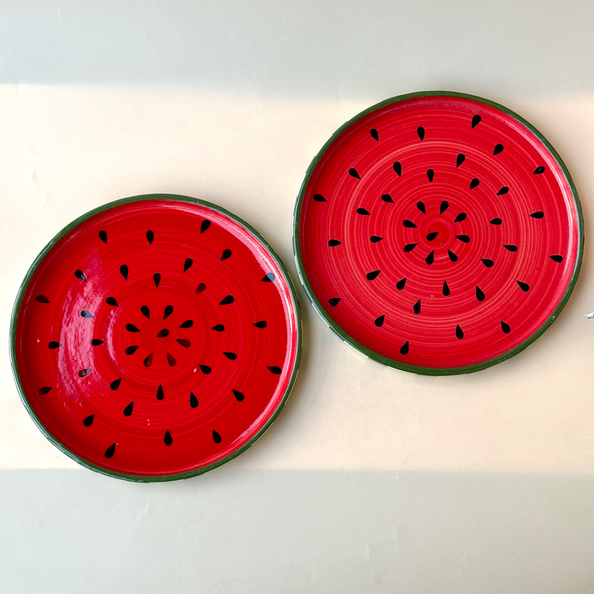 Watermelon Snack Plate cum platter (8-inch)