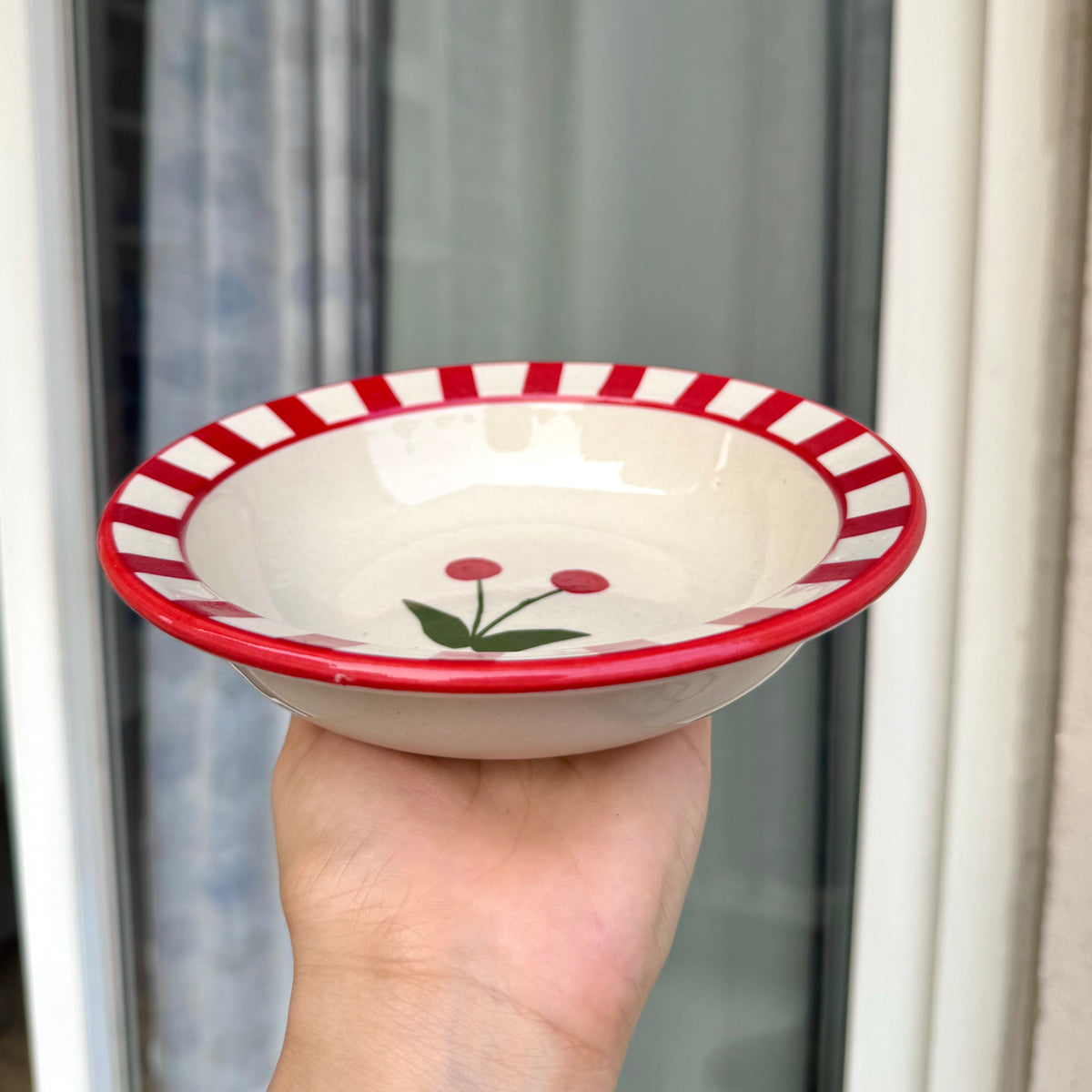 Cherry Pop mini pasta plate