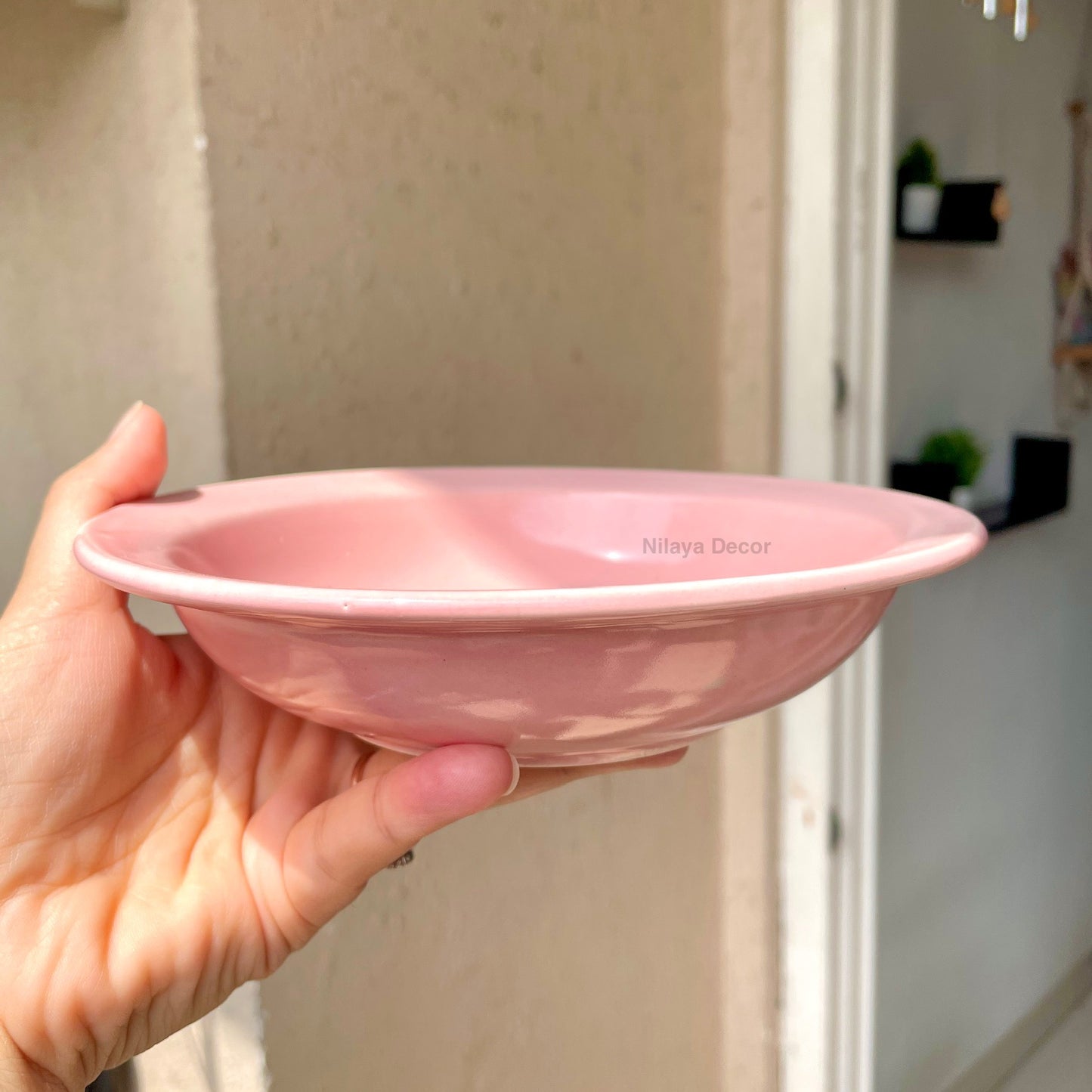 Sweetheart mini pasta plate - Pink