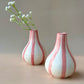 Stripes Flower Vase - Pink