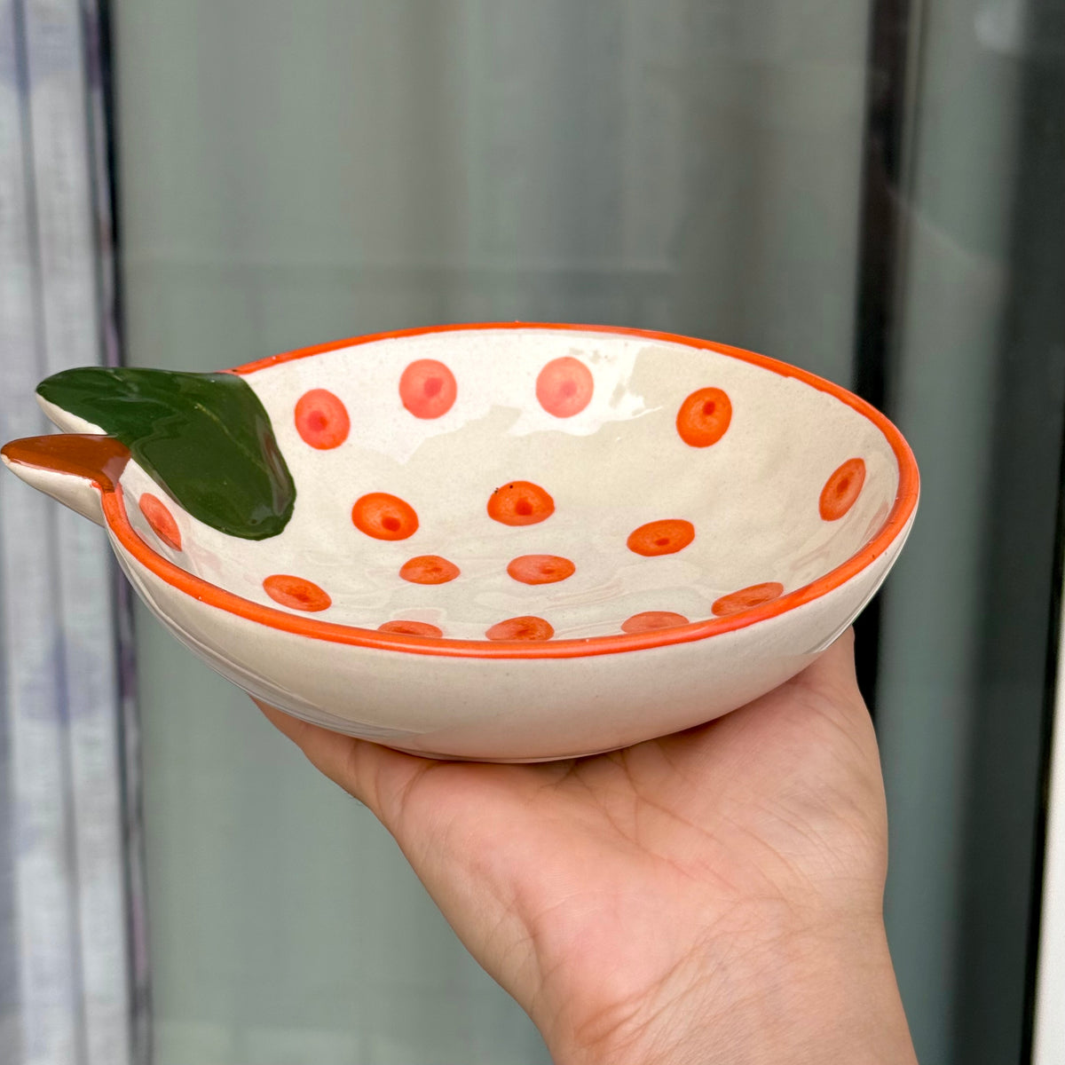 Orange burst bowl