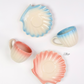 Ocean shell cup saucer set of 2 (Ombré Pink & Blue)