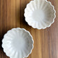 Floral Icecream dessert bowl white