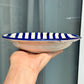 Blue Stripes pasta plate (8 inch)