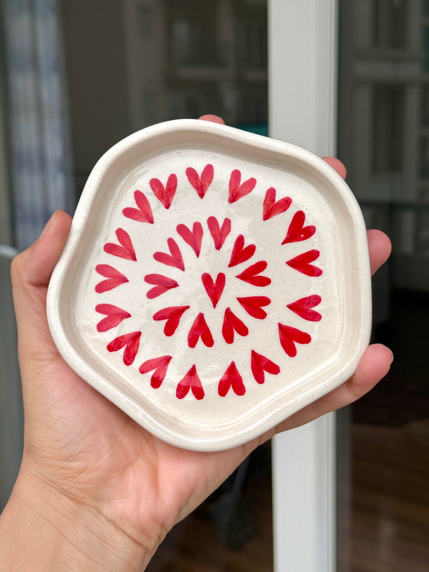 Sweetheart dessert plate