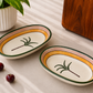 Oval pasta plate cum bowl - Palm