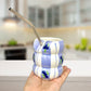 Blueberry bubble sipper (cum tumbler) with straw (Copy)