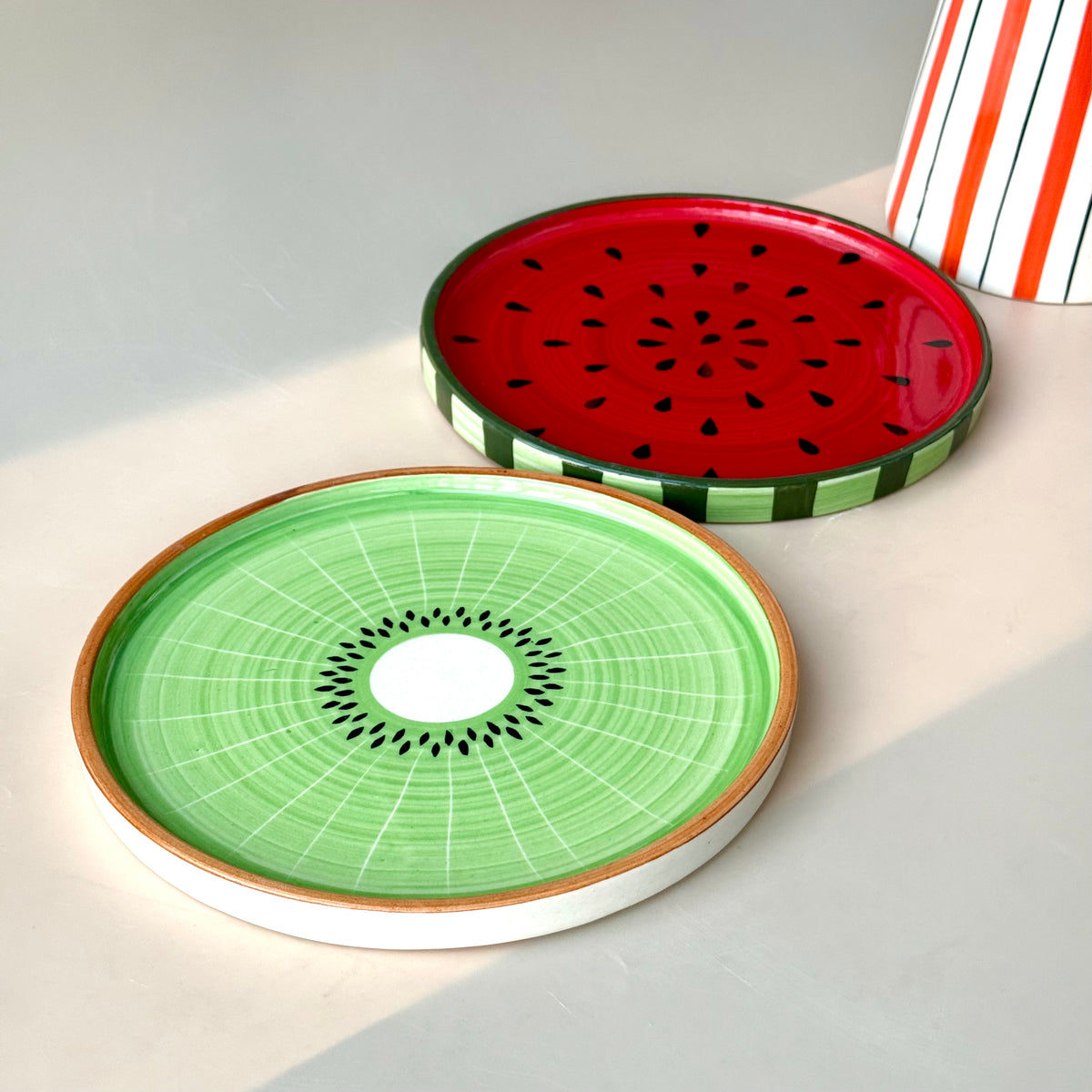 Melon Kiwi Punch - Set of 2 Snack platter