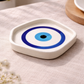 Evil eye dessert plate