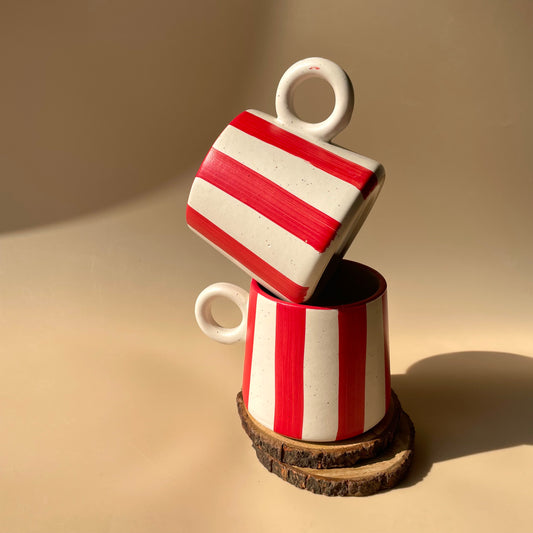 Candy cane mug