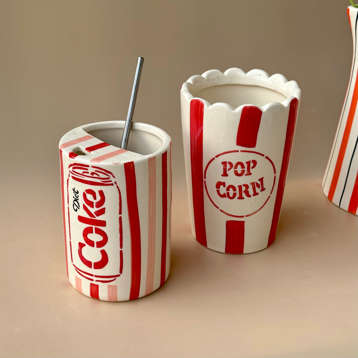 Movie Munchies Duo (Diet Coke sipper + Popcorn tub set)