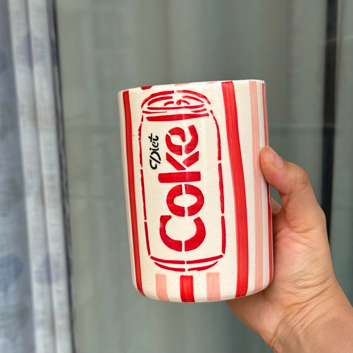 The Diet Coke Diva sipper (with straw)