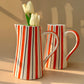 Orange Zesty Stripes Jug