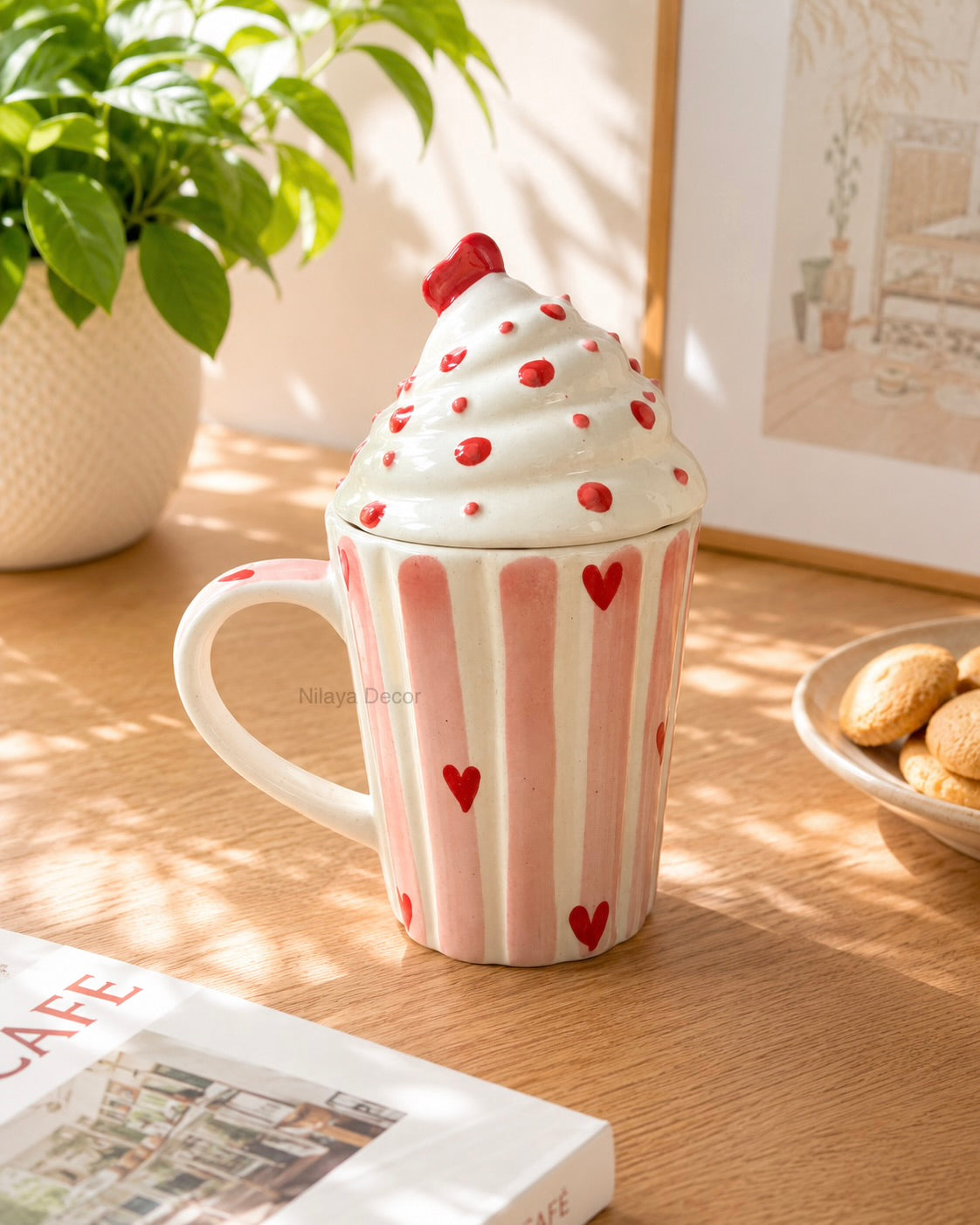 Sweetheart Cupcake mug (with Lid)