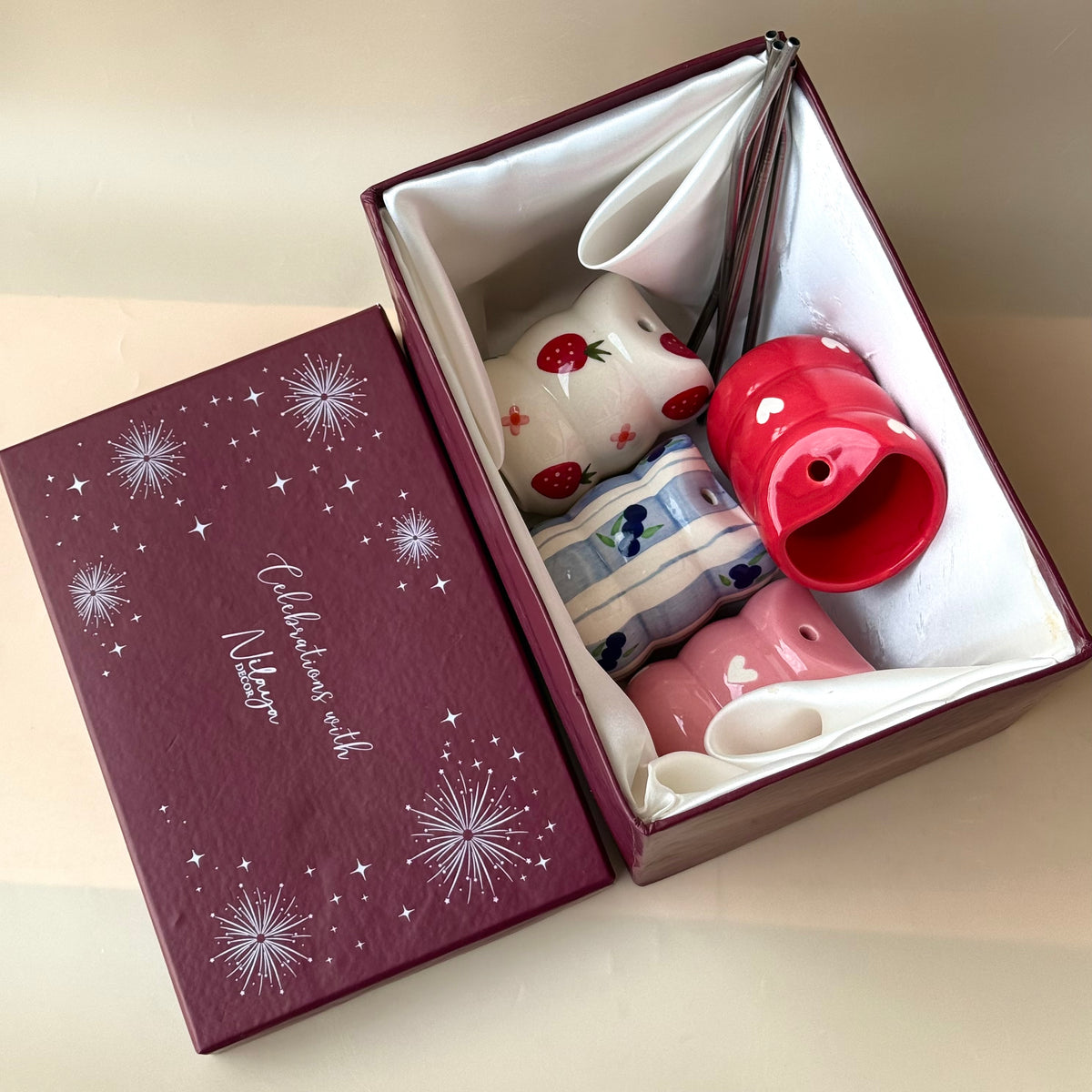 Bubble Sipper Party Gift Box (4 pcs)