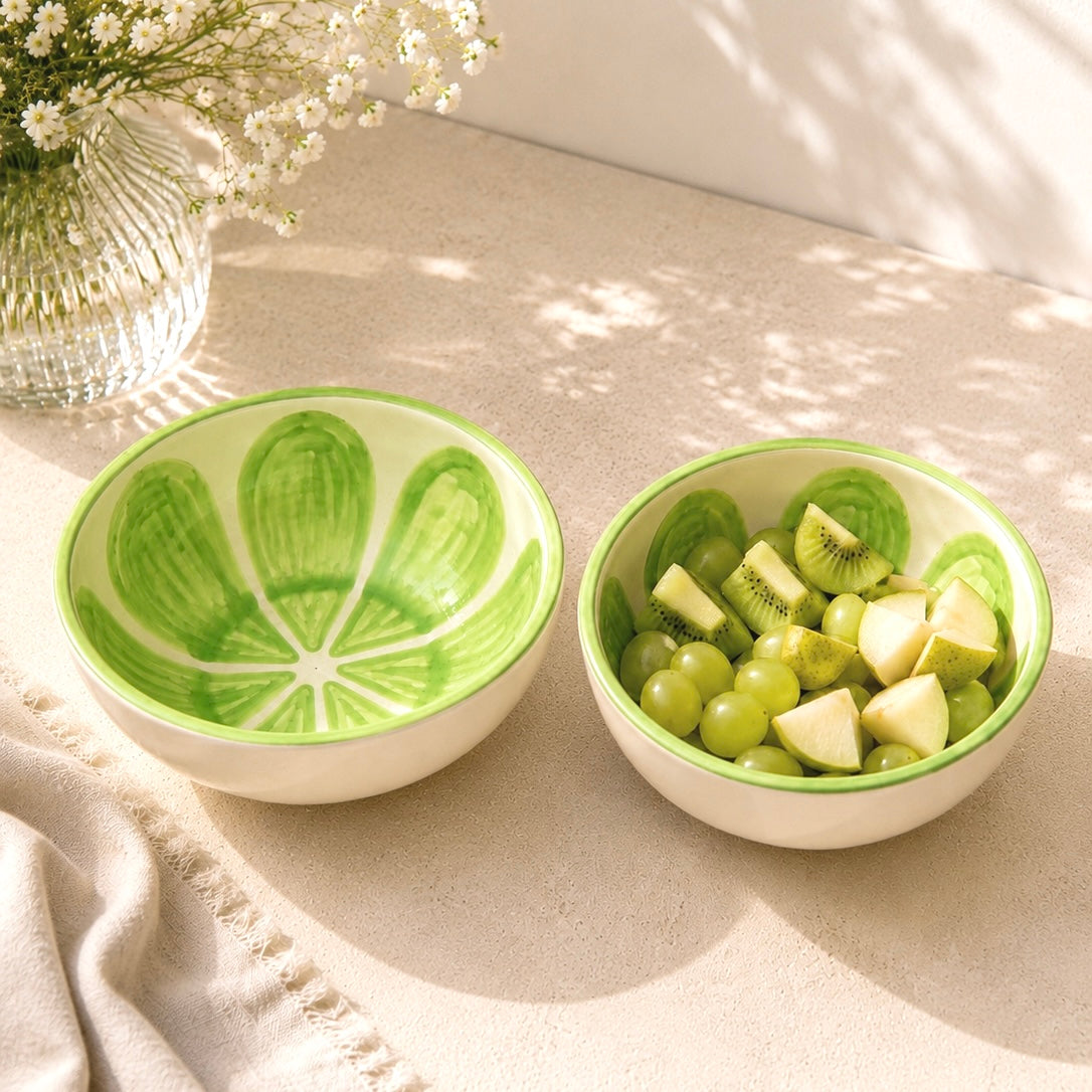 Lime Slice Bowl (Green)