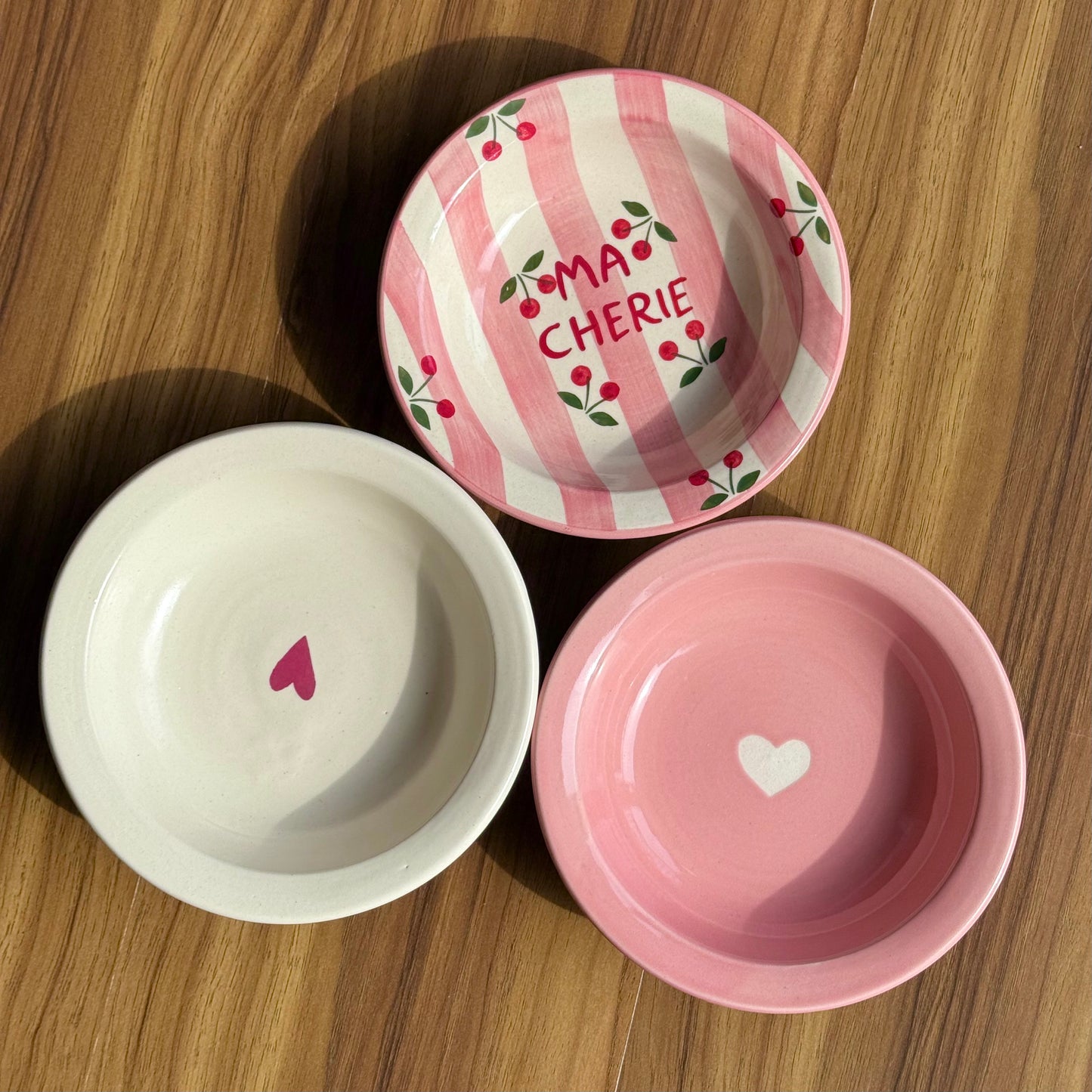 The Love Bite trio (set of 3 mini pasta plates)