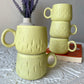 Yellow tea cup