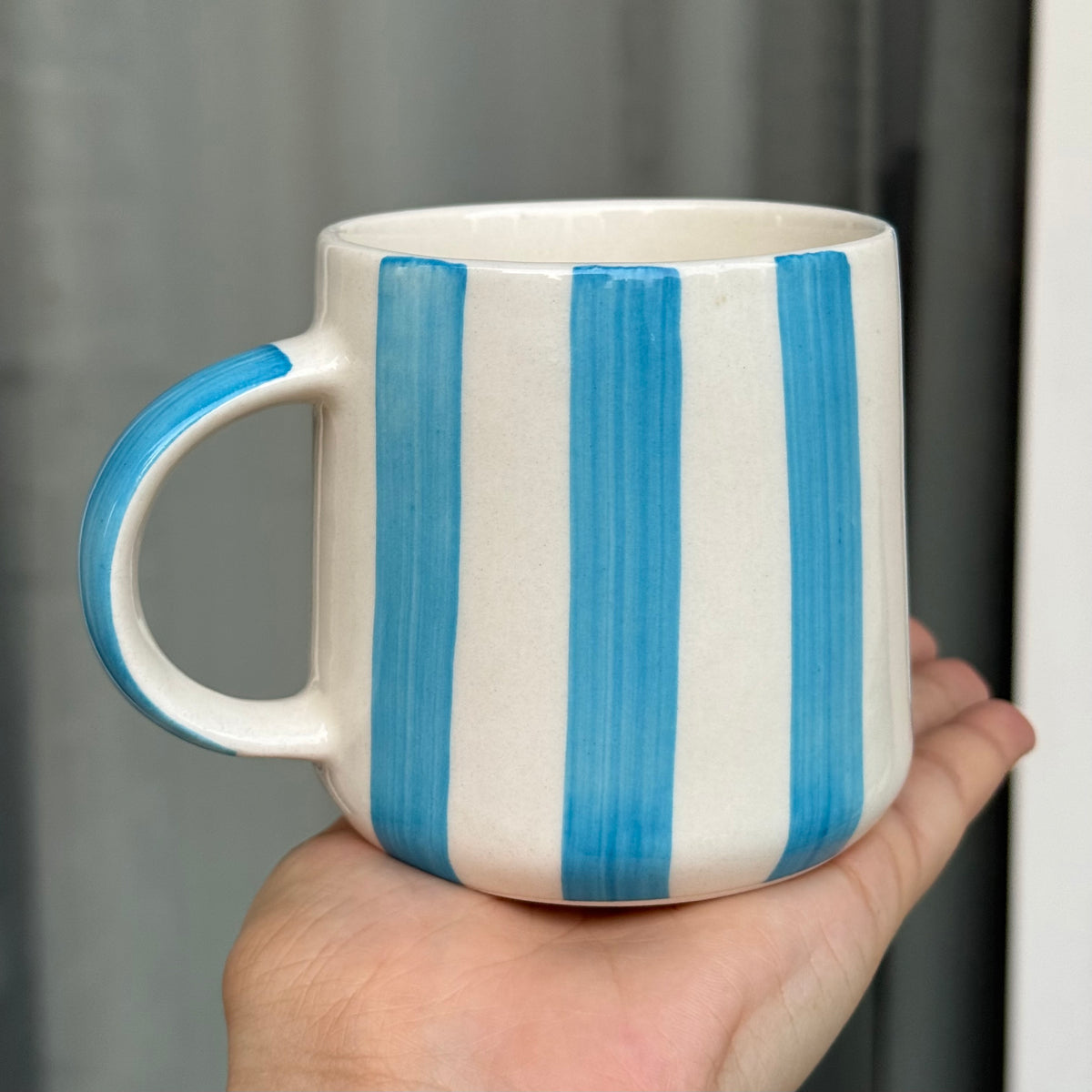 Stripes Coffee Mugs Trio - Set of 3