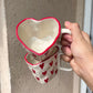 Shape of heart mug | Red Hearts
