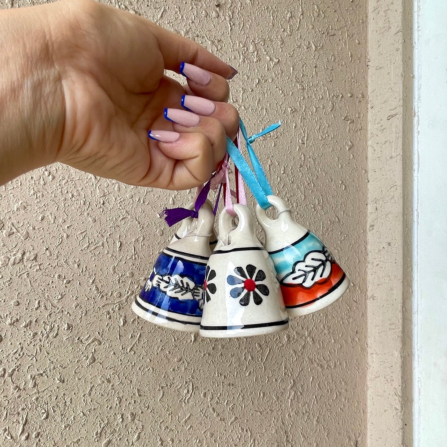 Set of 5 Ceramic Bells