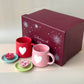 Love Bug Gift Box - 2 Mugs with 2 Agarbatti stand