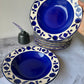 Blue floral pasta plate Online