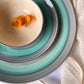 Green grey spiral dinner set (18 pieces)