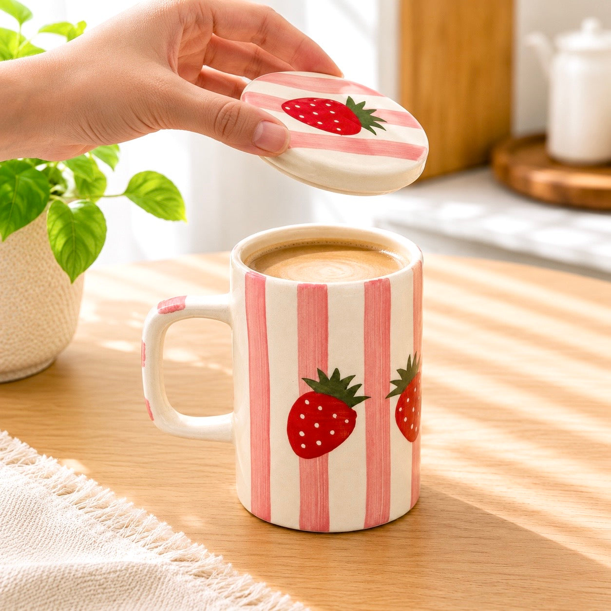 Berry cozy mug (with Lid)