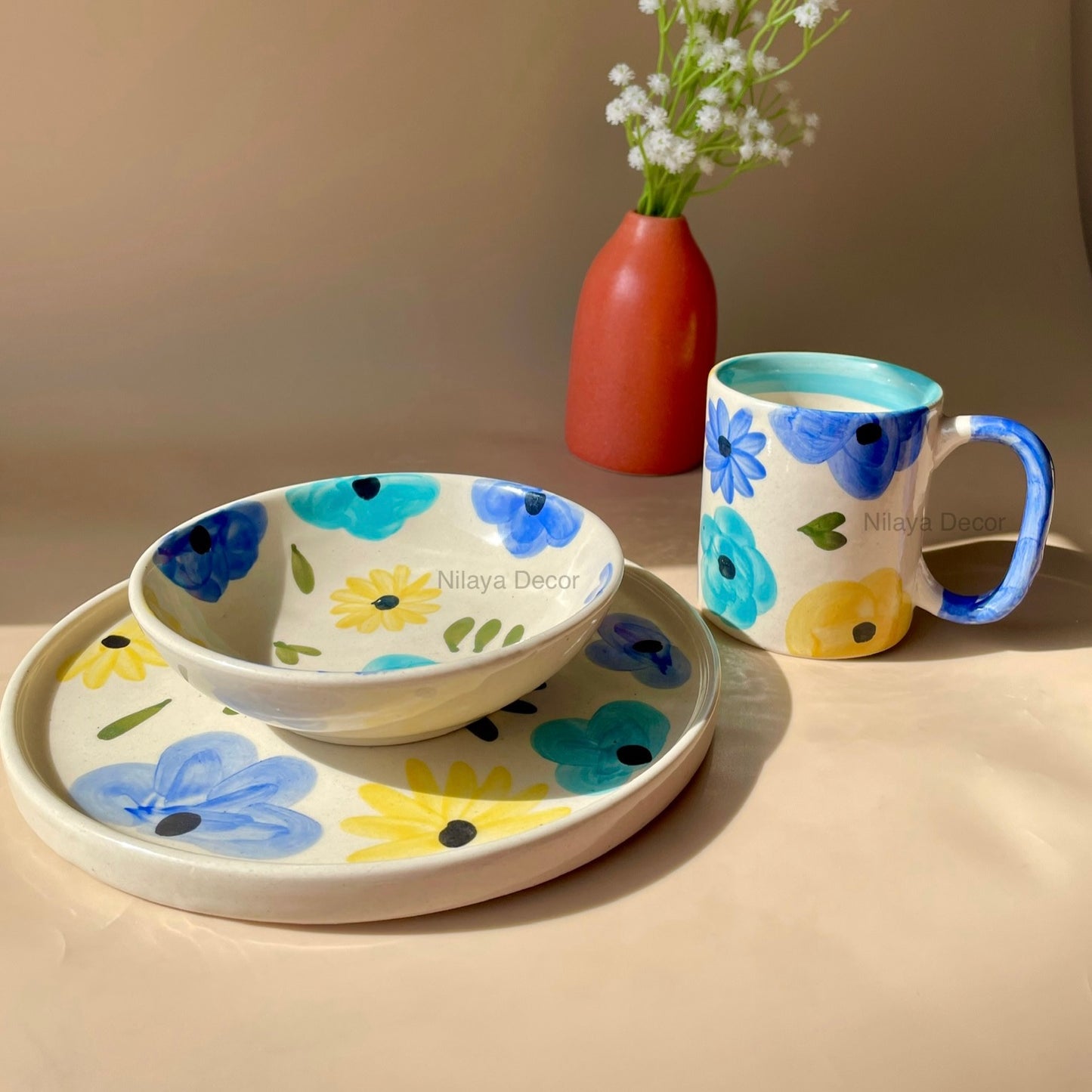 Valley of flowers 3-piece set - FLAT 47% OFF