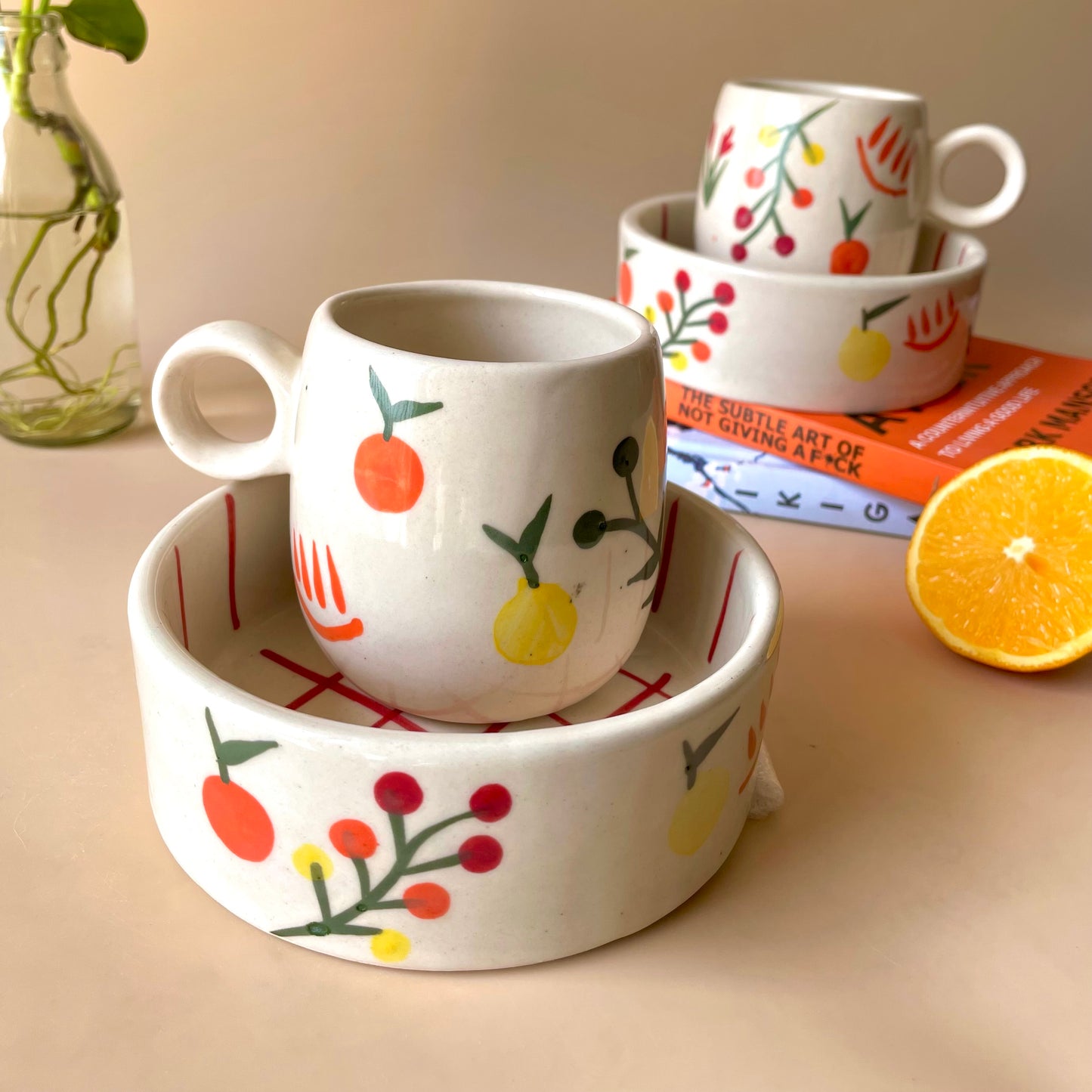 Gardenia breakfast set