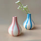 Stripes Flower Vase combo (Set of 2)