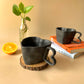 Shape of heart mug | Black