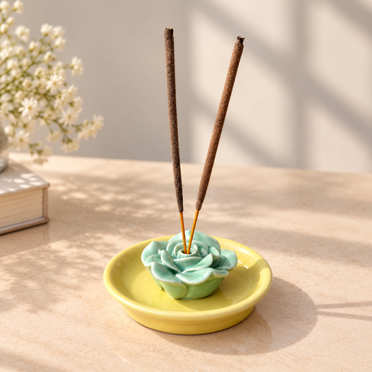 Bloom Aggarbatti stand - Green